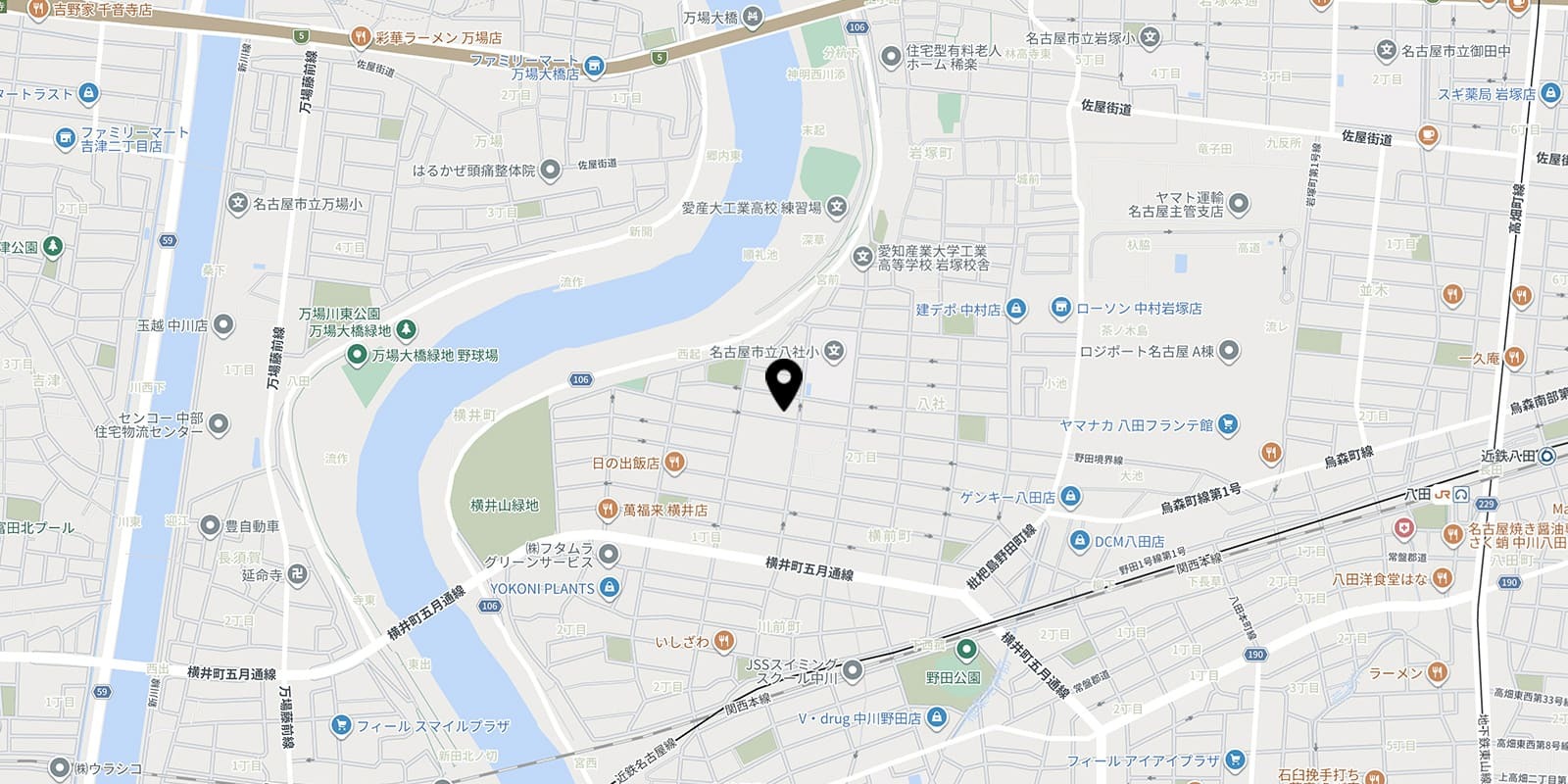 愛知県名古屋市中村区八社2-195