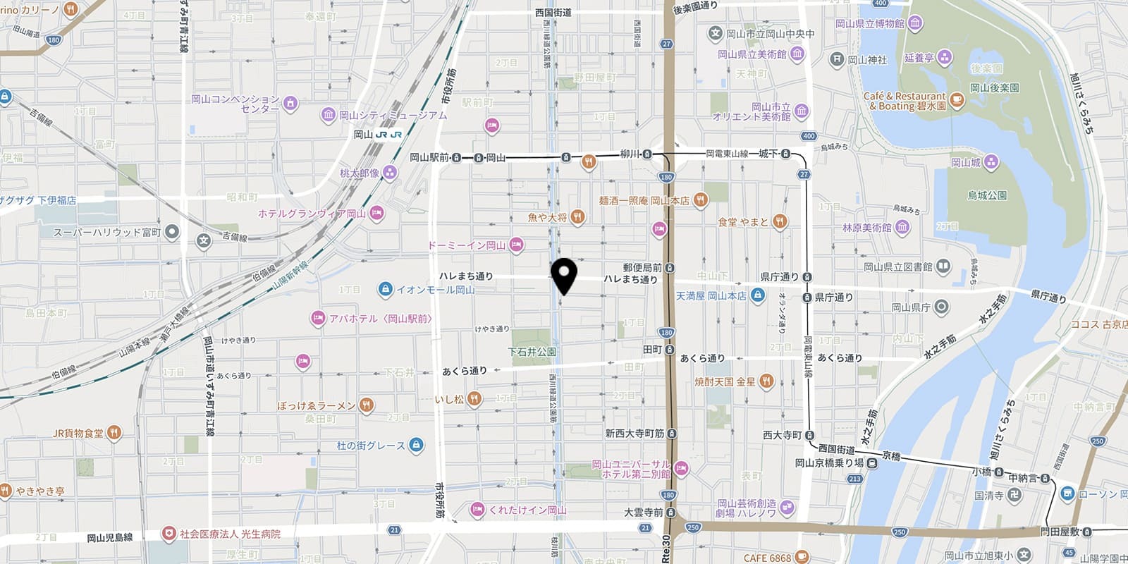 岡山市北区田町1丁目1-1　チサンマンション岡山3F 309号