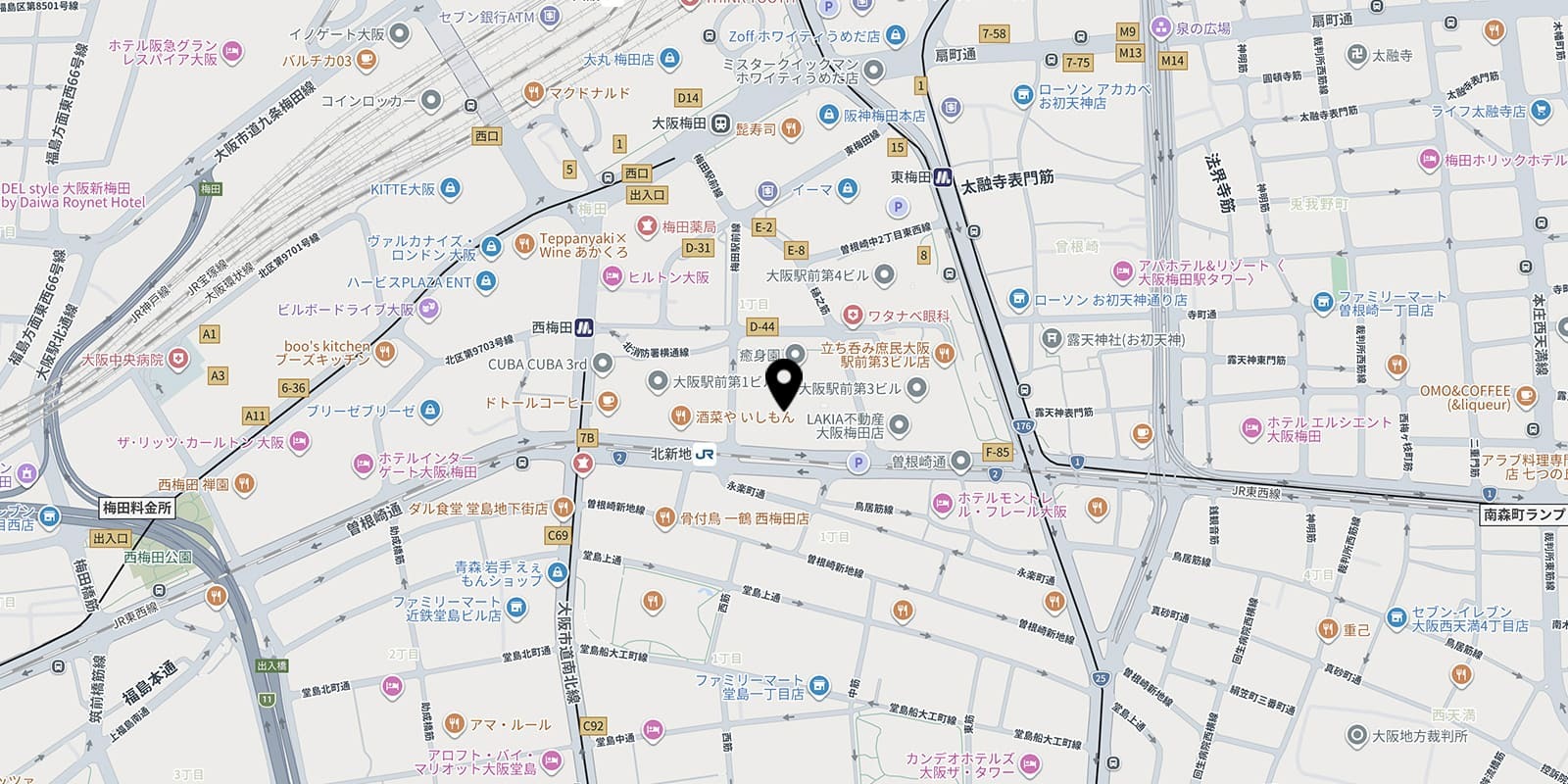 大阪府大阪市北区梅田1-2-2 大阪駅前第2ビル12-12