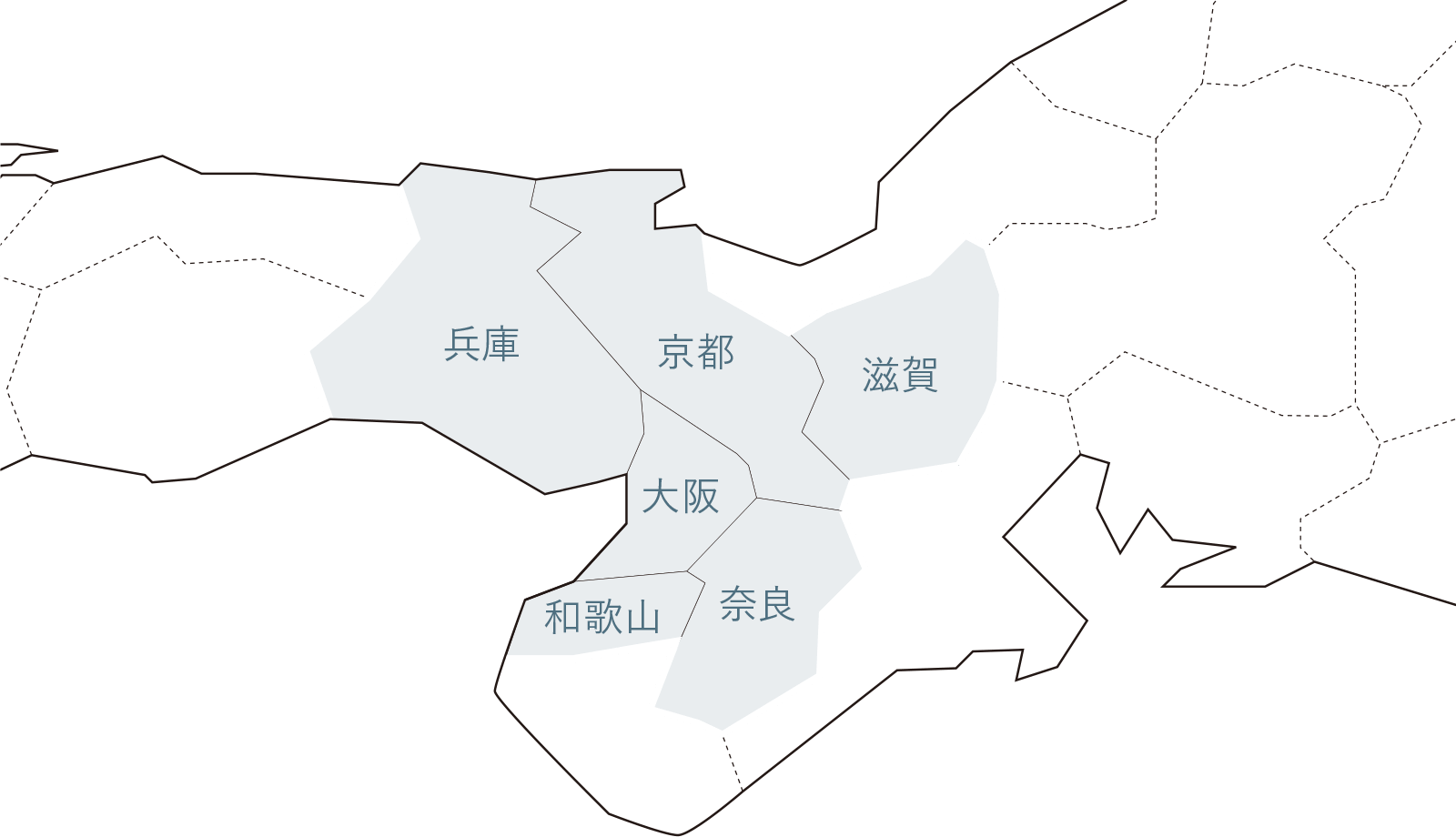 対応地域マップ